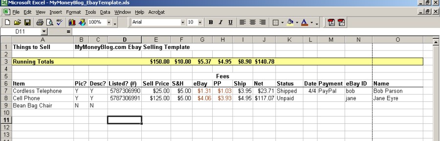 excel spreadsheet free download